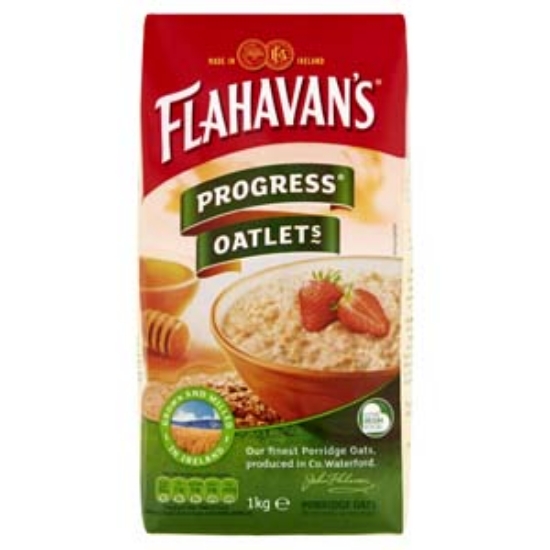 Picture of Flahavan Progress Oatlets 1kg x10